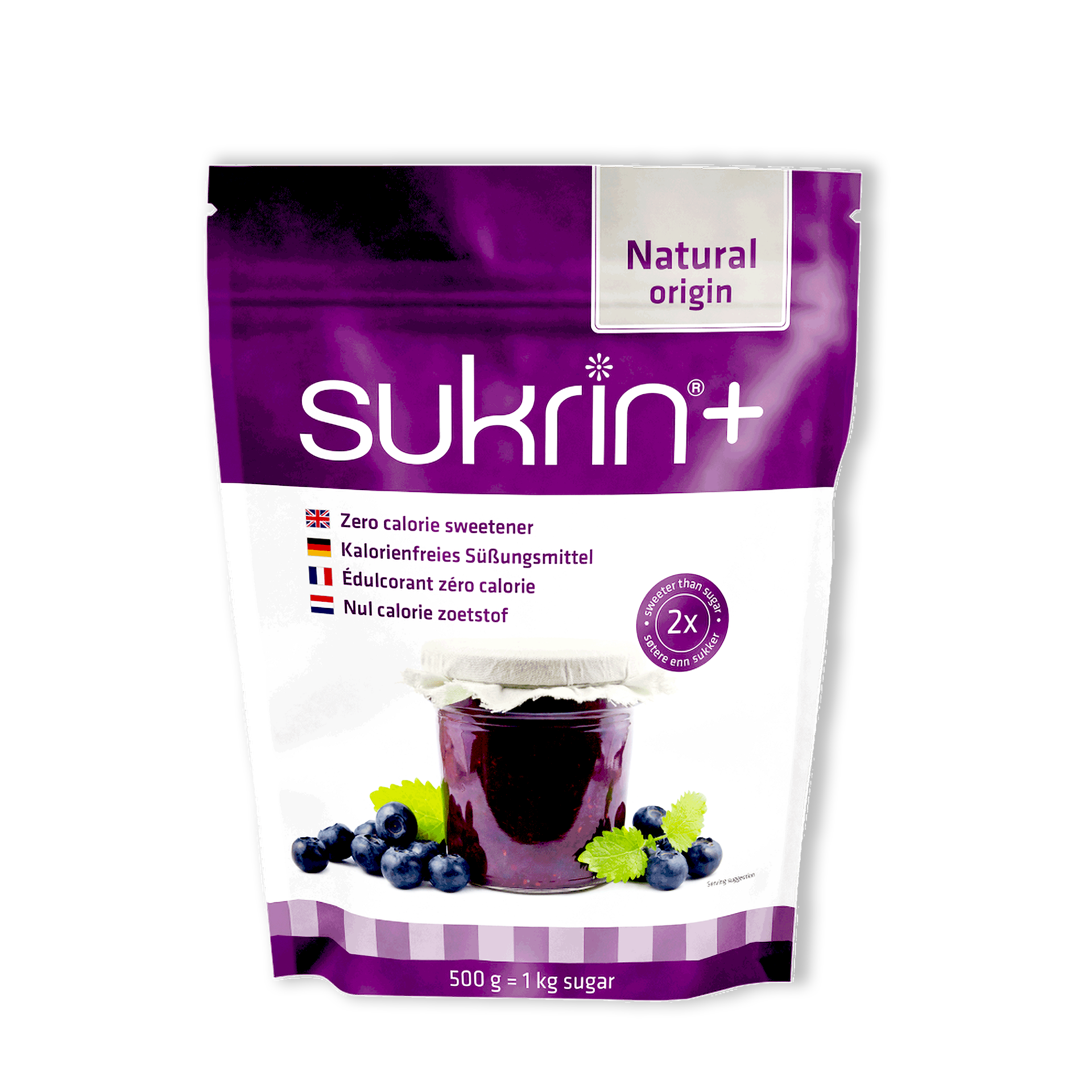 SUKRIN Pluss Erythritol+Stevia 500g