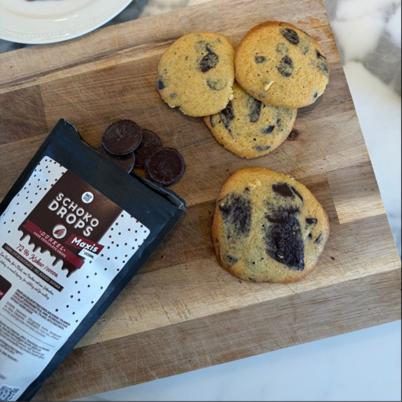NO SUGAR SUGAR Chocolate Maxi Drops Dark 250g
