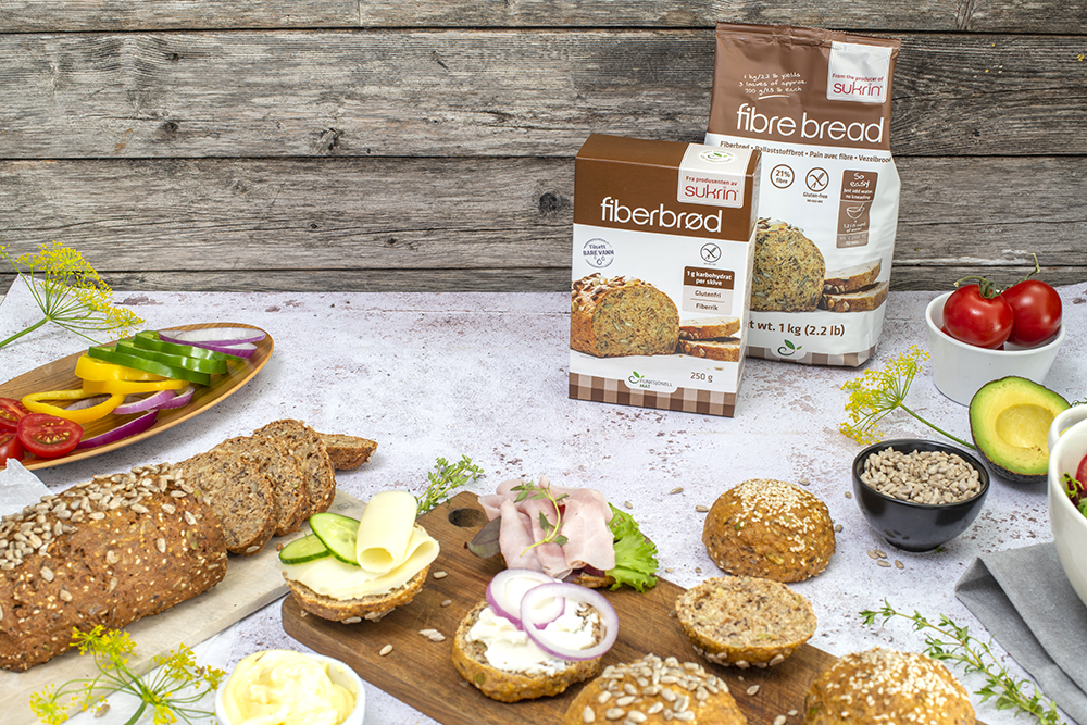 SUKRIN Baking Mix Fibre Bread 1kg