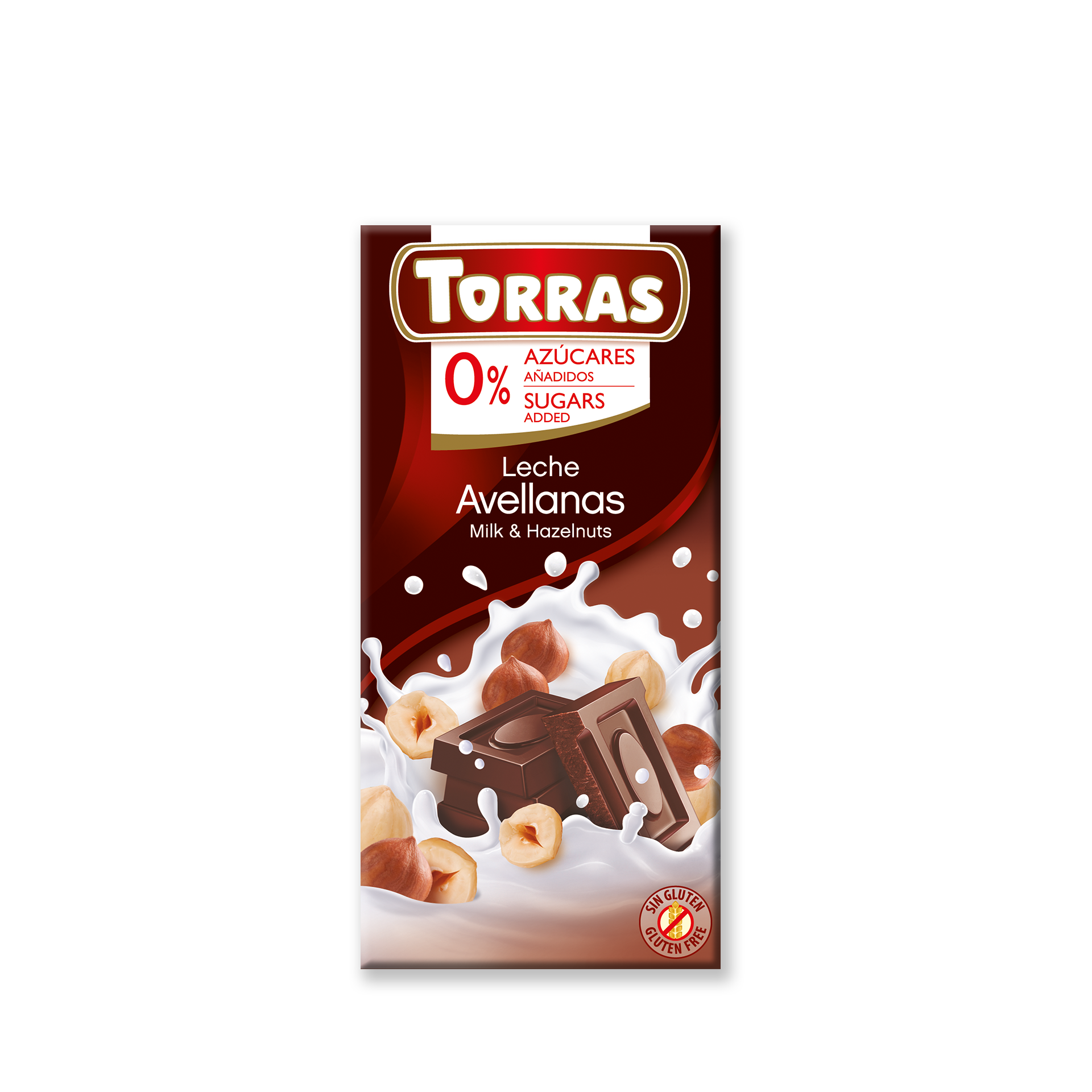Torras Classic Chocolate Milk with Hazelnuts 75g