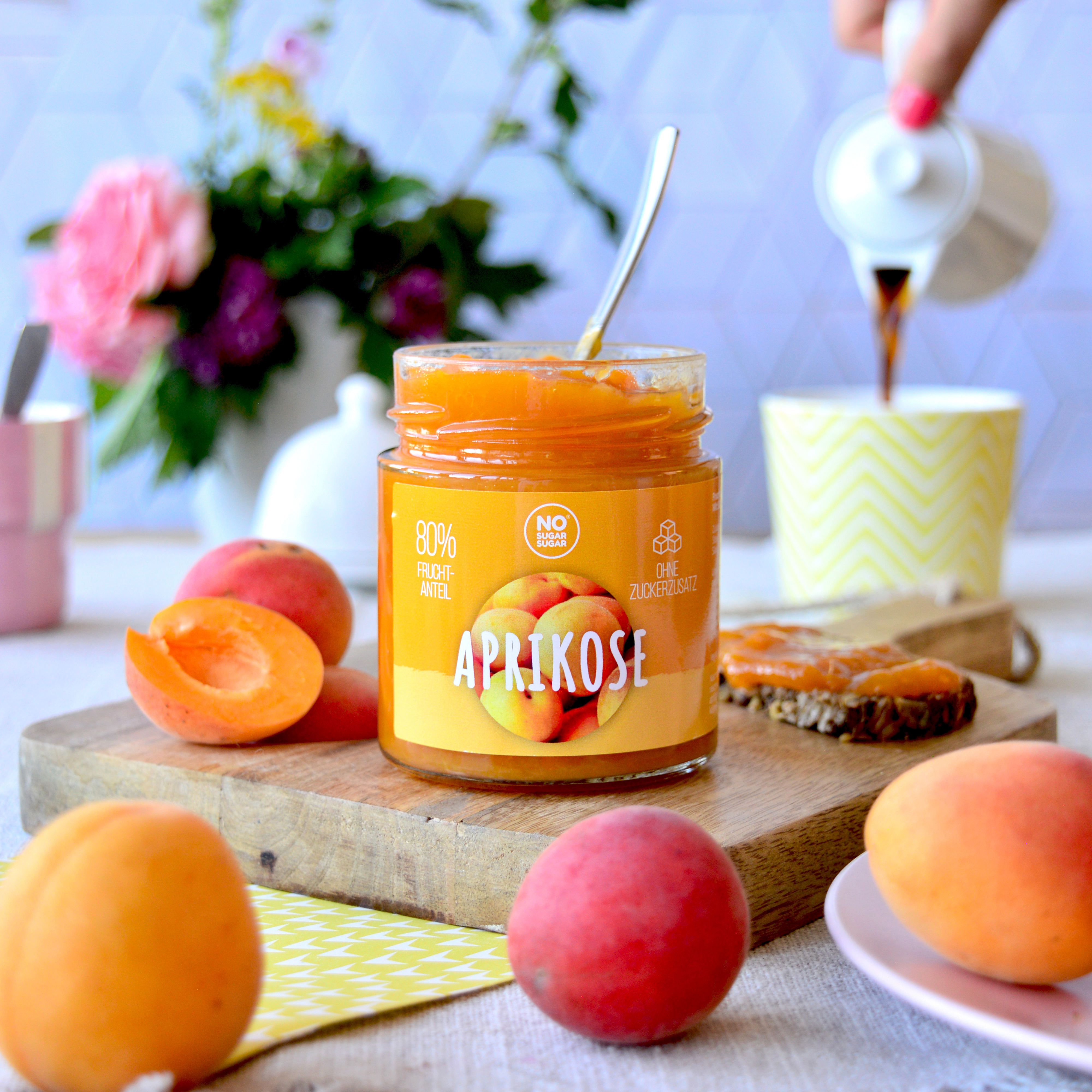 NO SUGAR SUGAR Fruit Spread Apricot 225g