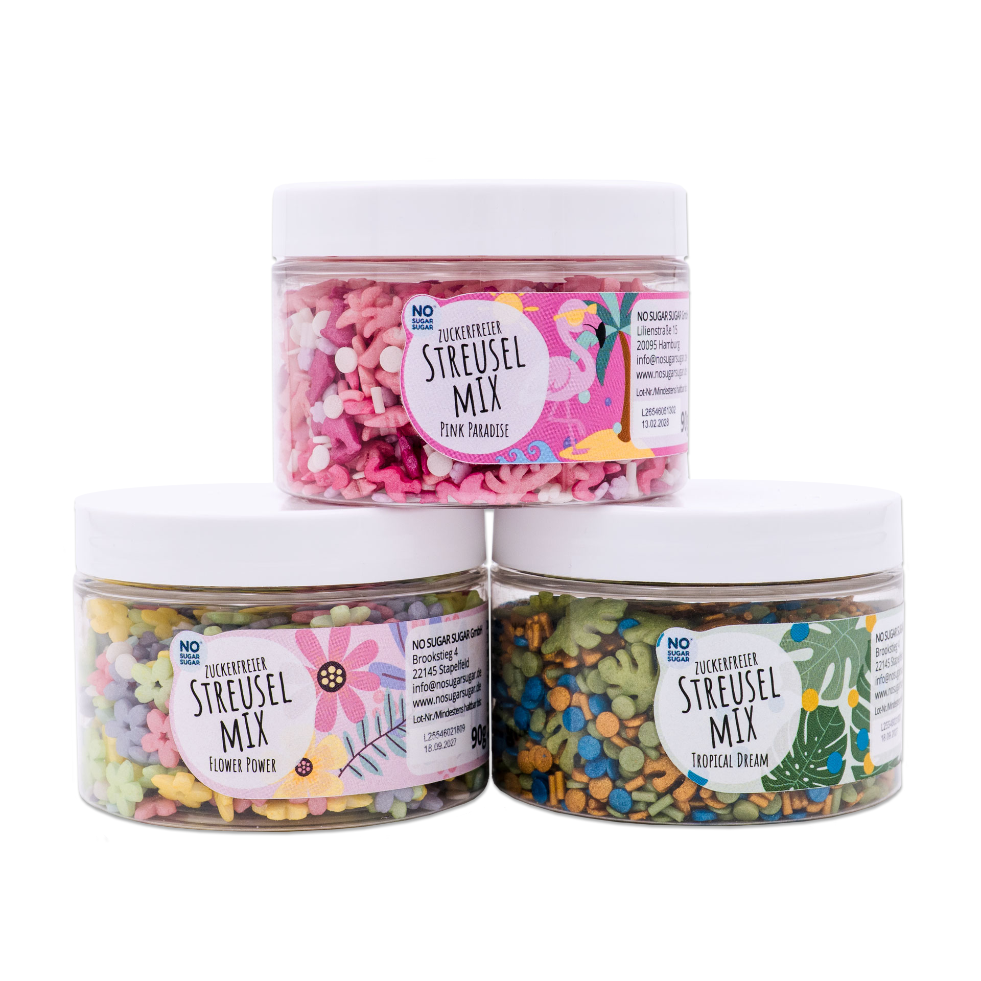 NO SUGAR SUGAR Sprinklemix Flower Power 90g