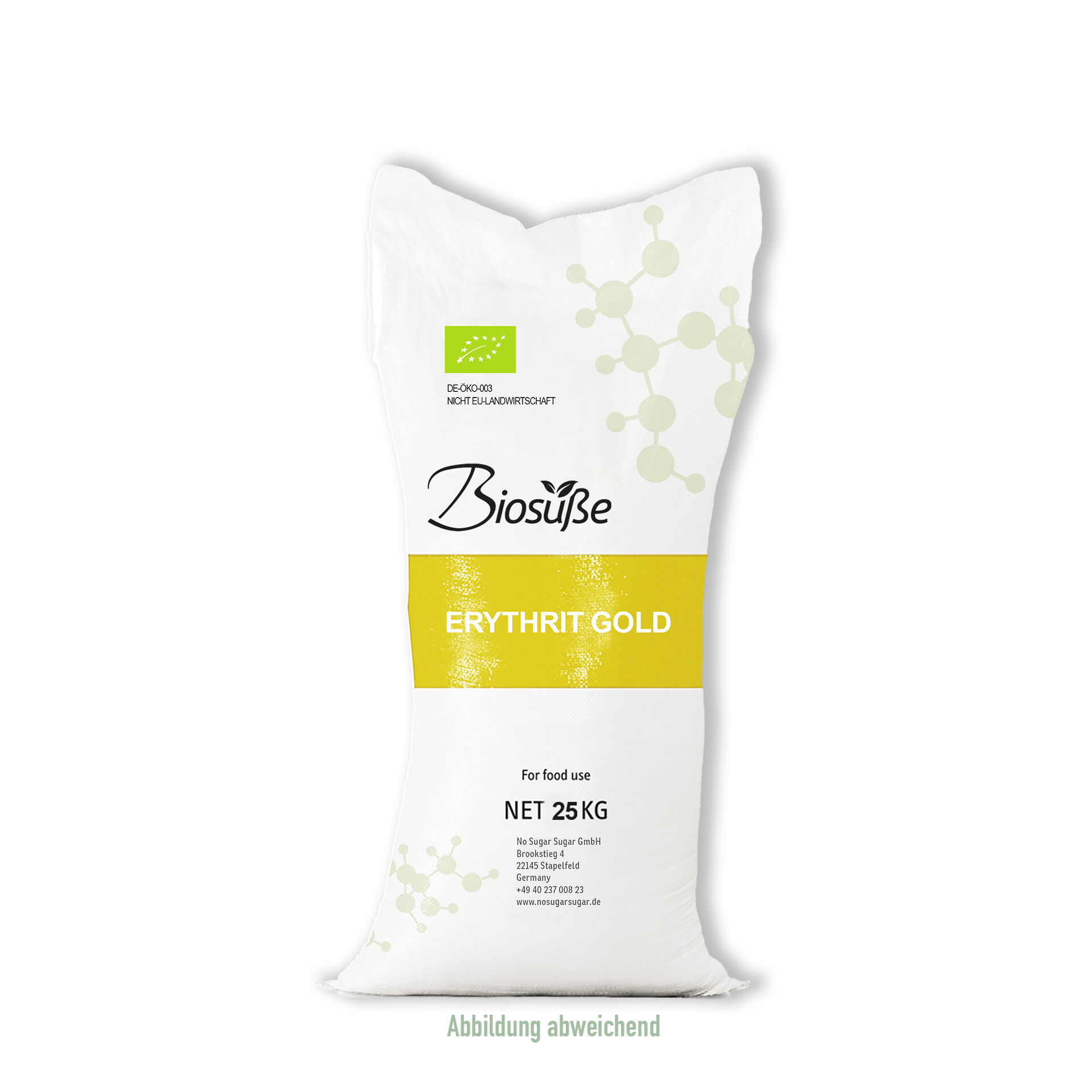 Bag Biosüße Organic Erythritol Gold 25kg
