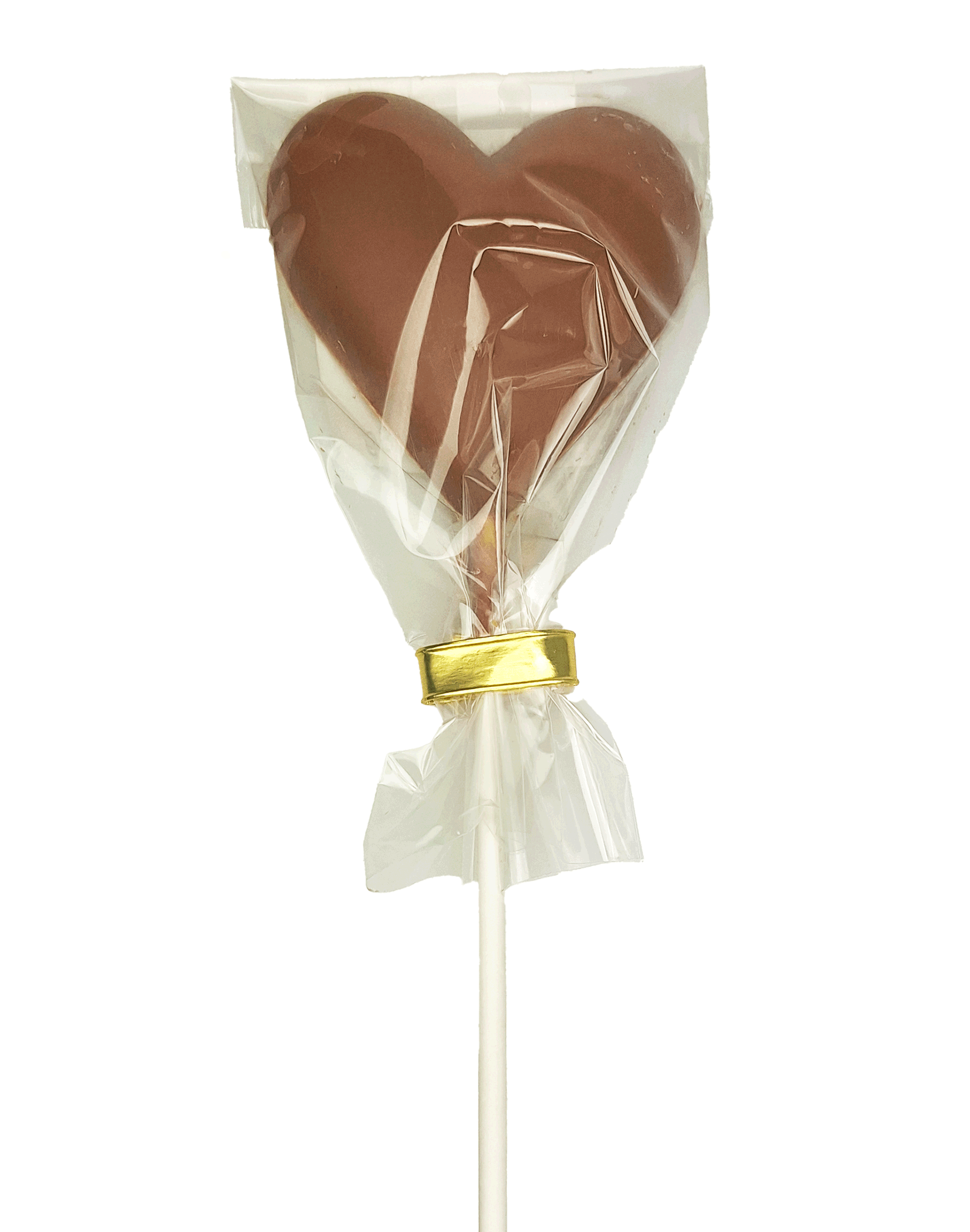 NO SUGAR SUGAR Chocolate Lolly Whole Milk Heart 18g