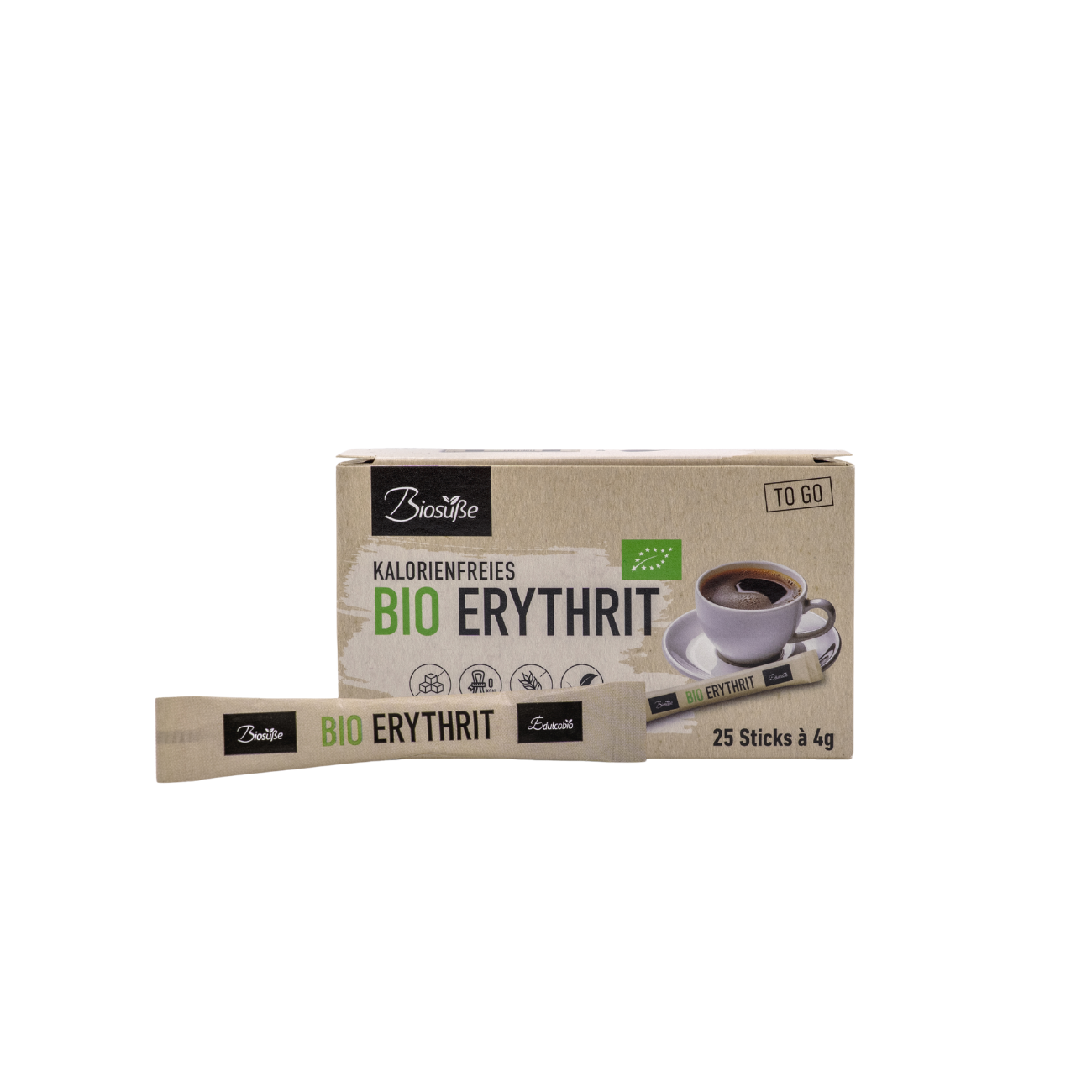 Biosüße Organic Erythritol Sticks 25x4g