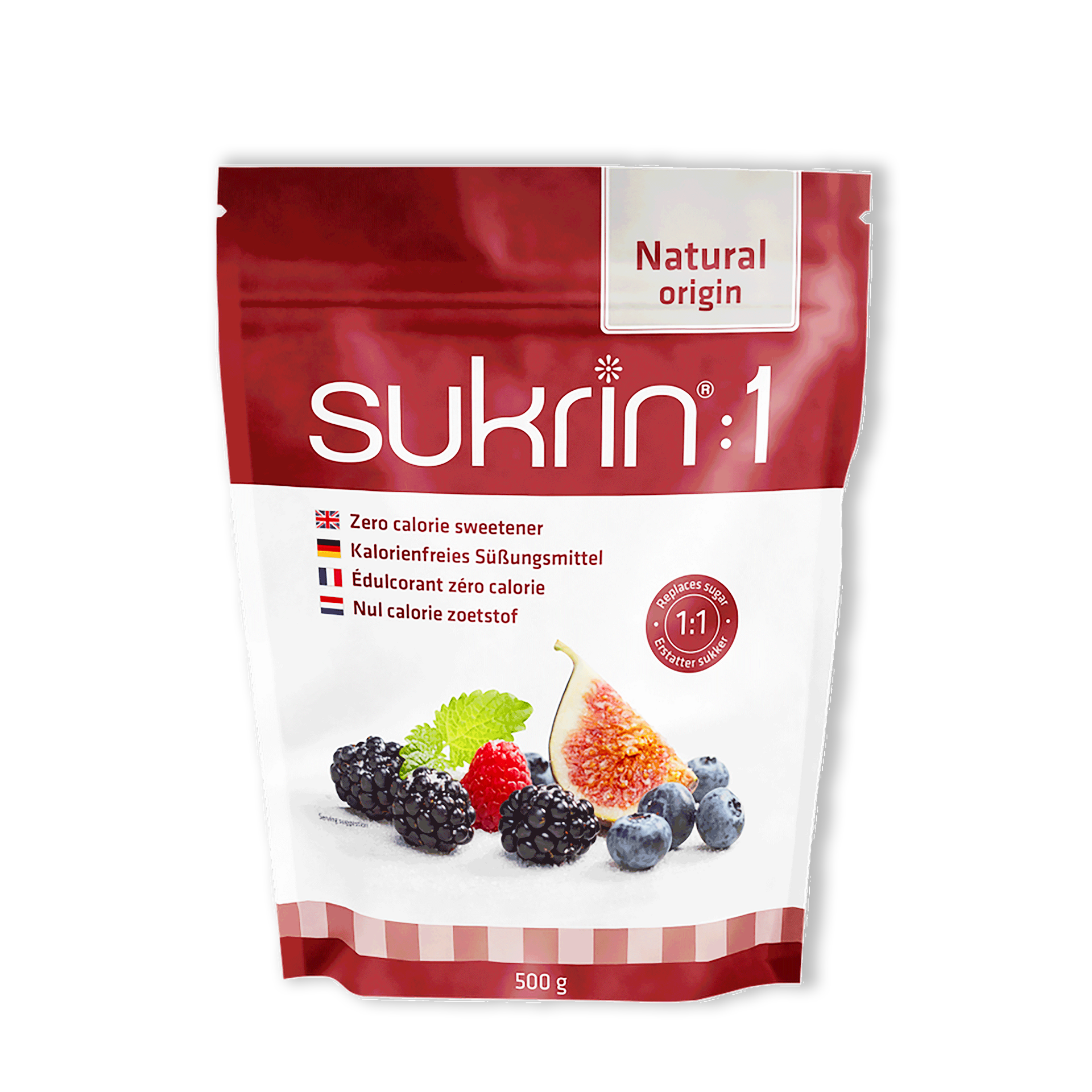 SUKRIN:1 Erythritol+Stevia 500g