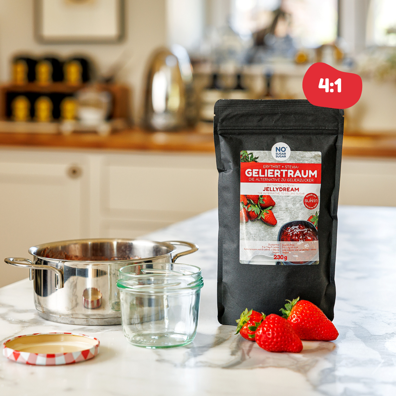 NO SUGAR SUGAR Jellydream Erythritol+Stevia 230g