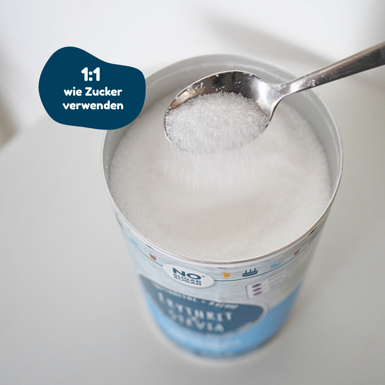 NO SUGAR SUGAR Erythritol+Stevia 1kg