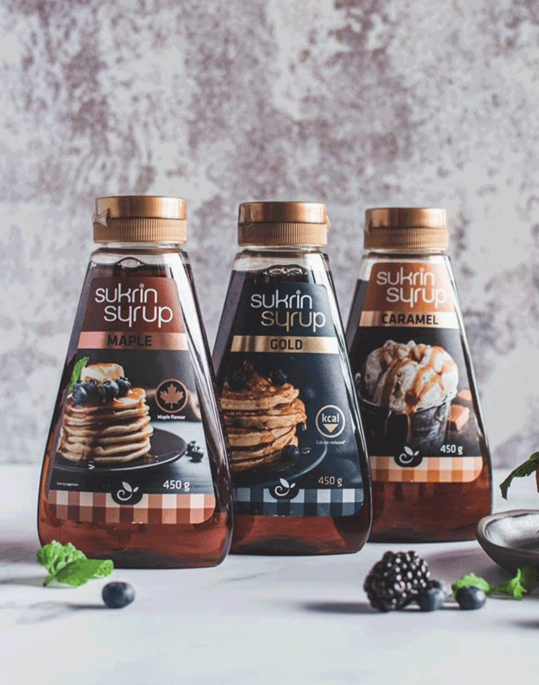SUKRIN Syrup tasting set 3x450g
