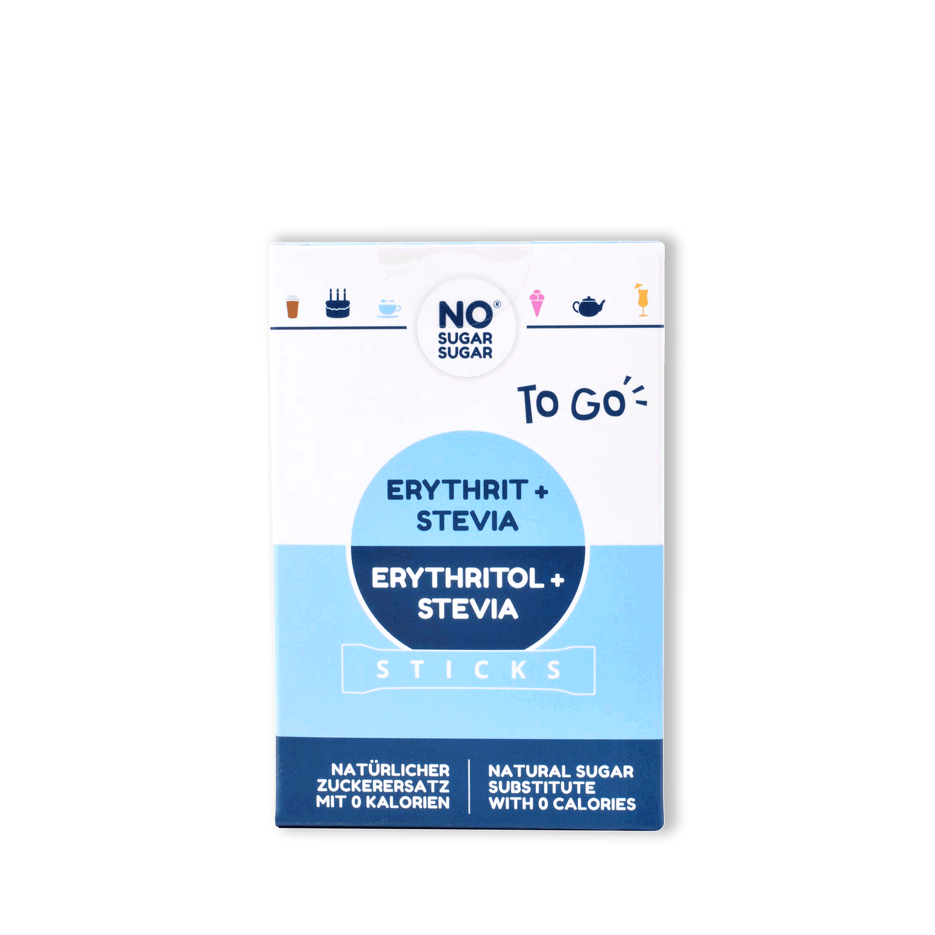 NO SUGAR SUGAR Erythritol+Stevia Sticks 200g
