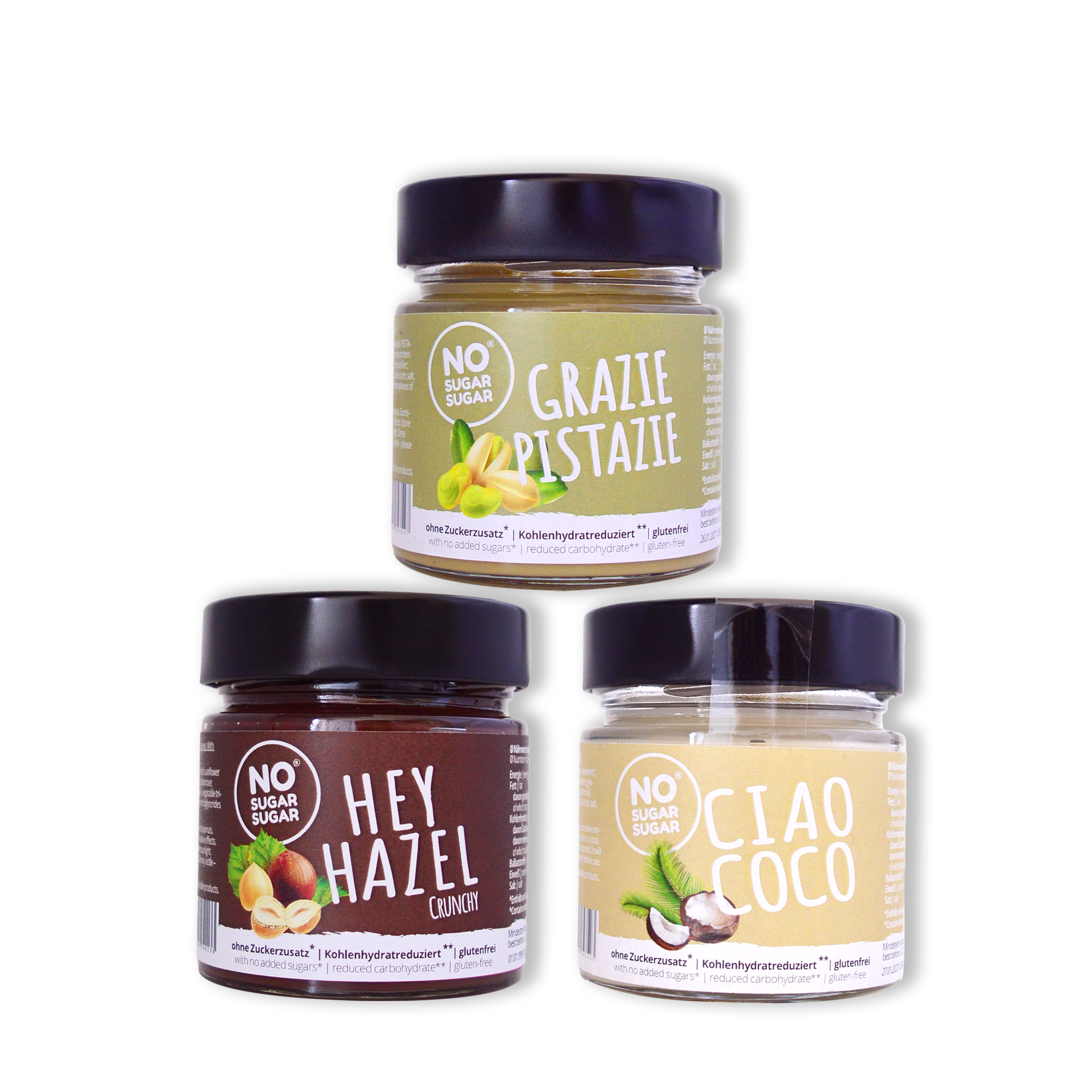 NO SUGAR SUGAR Spread tasting set  3x200g