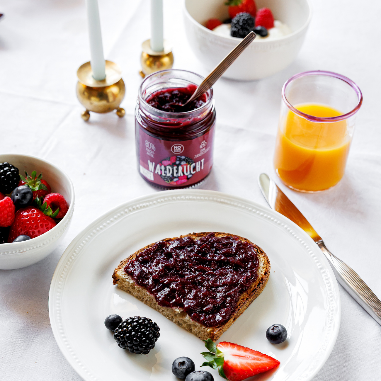 NO SUGAR SUGAR Fruit Spread Forest Fruits 225g
