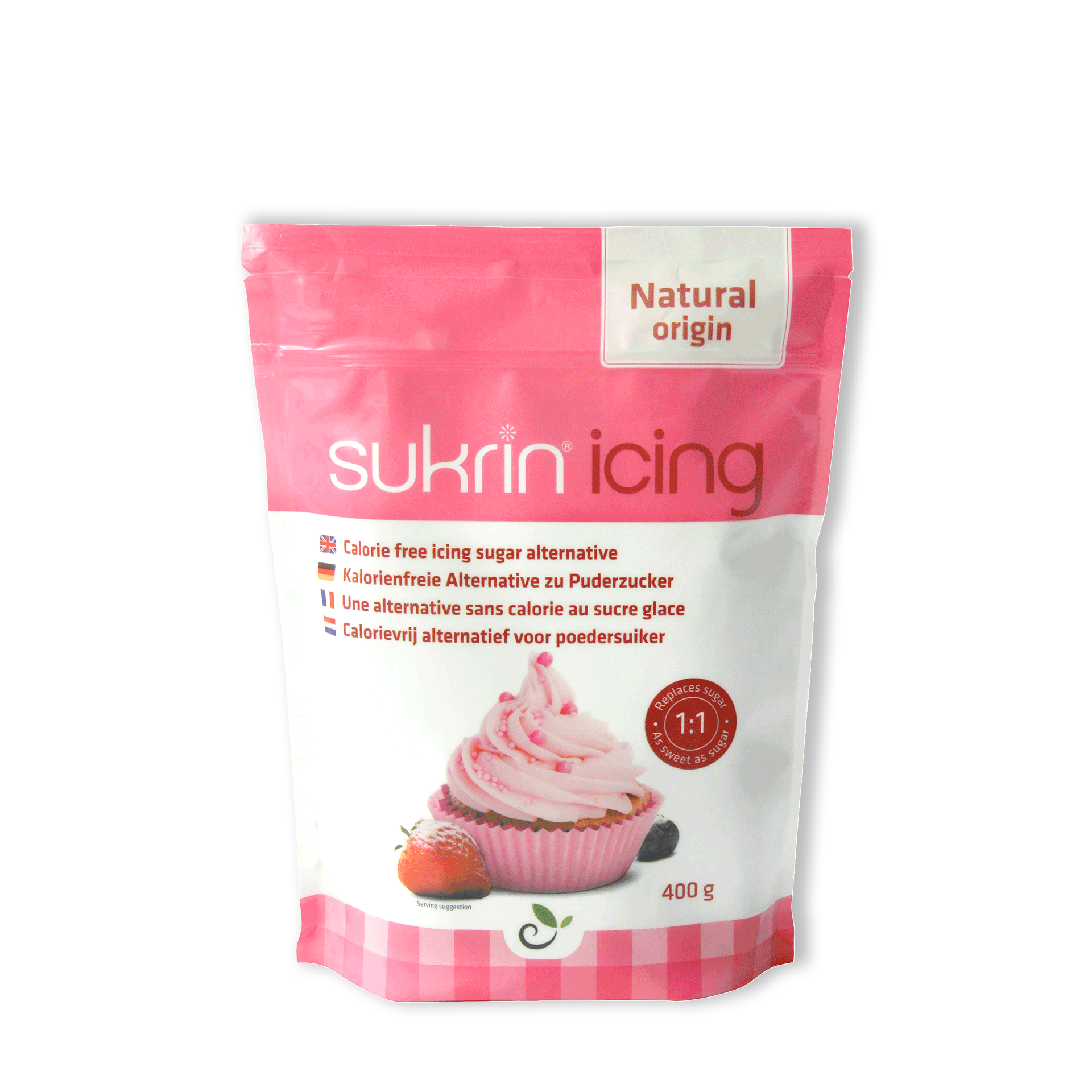 SUKRIN Icing Erythritol+Stevia Powder 400g