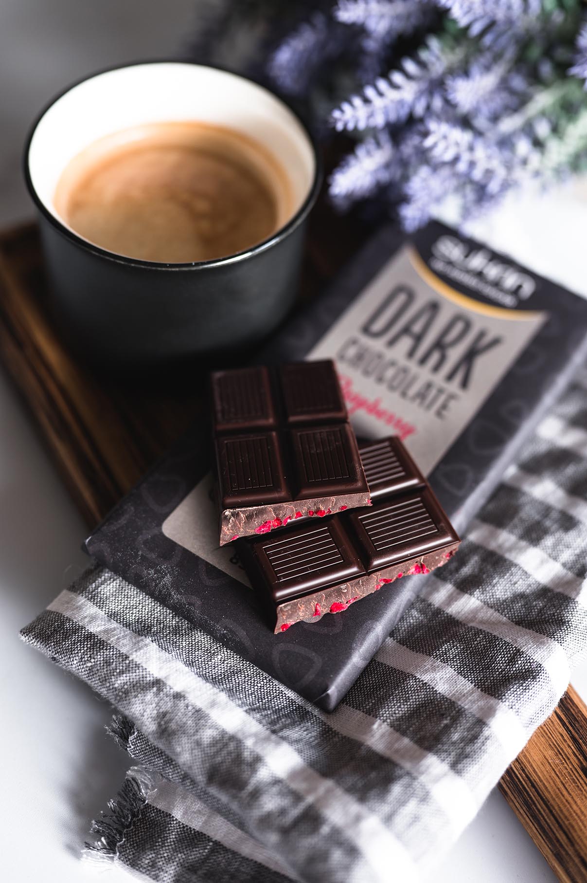 SUKRIN Chocolate Dark with Rasperry 85g