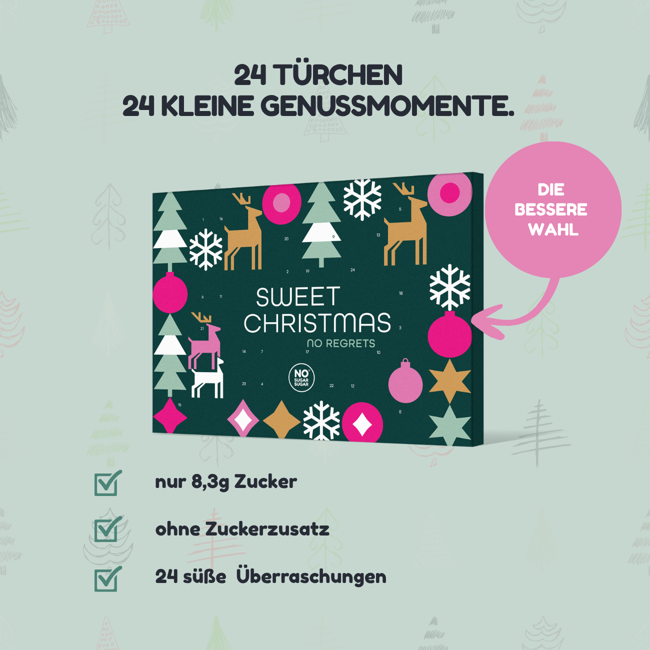 NO SUGAR SUGAR Advent Calendar Without Added Sugar