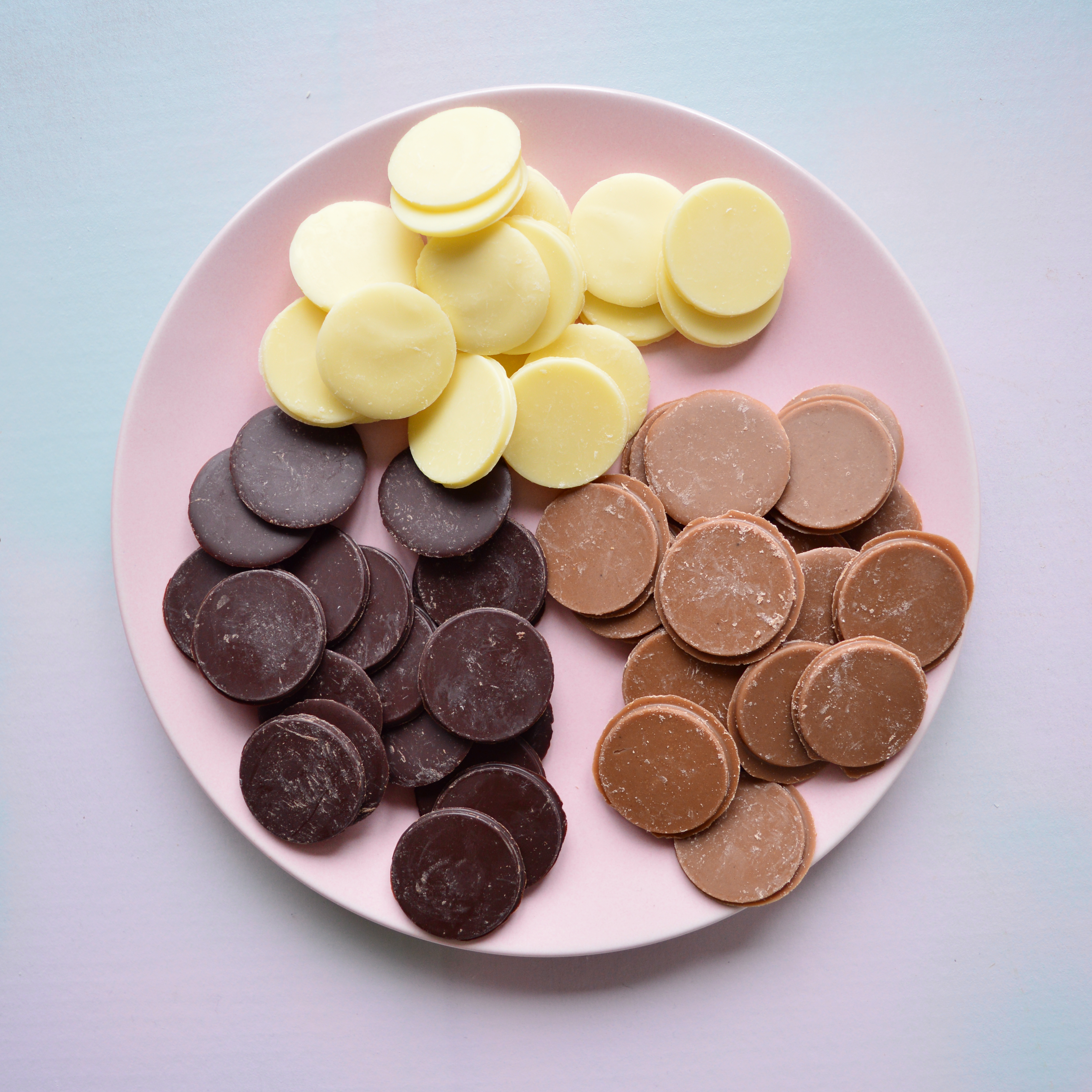 NO SUGAR SUGAR Chocolate Drops tasting set Mix 3x250g