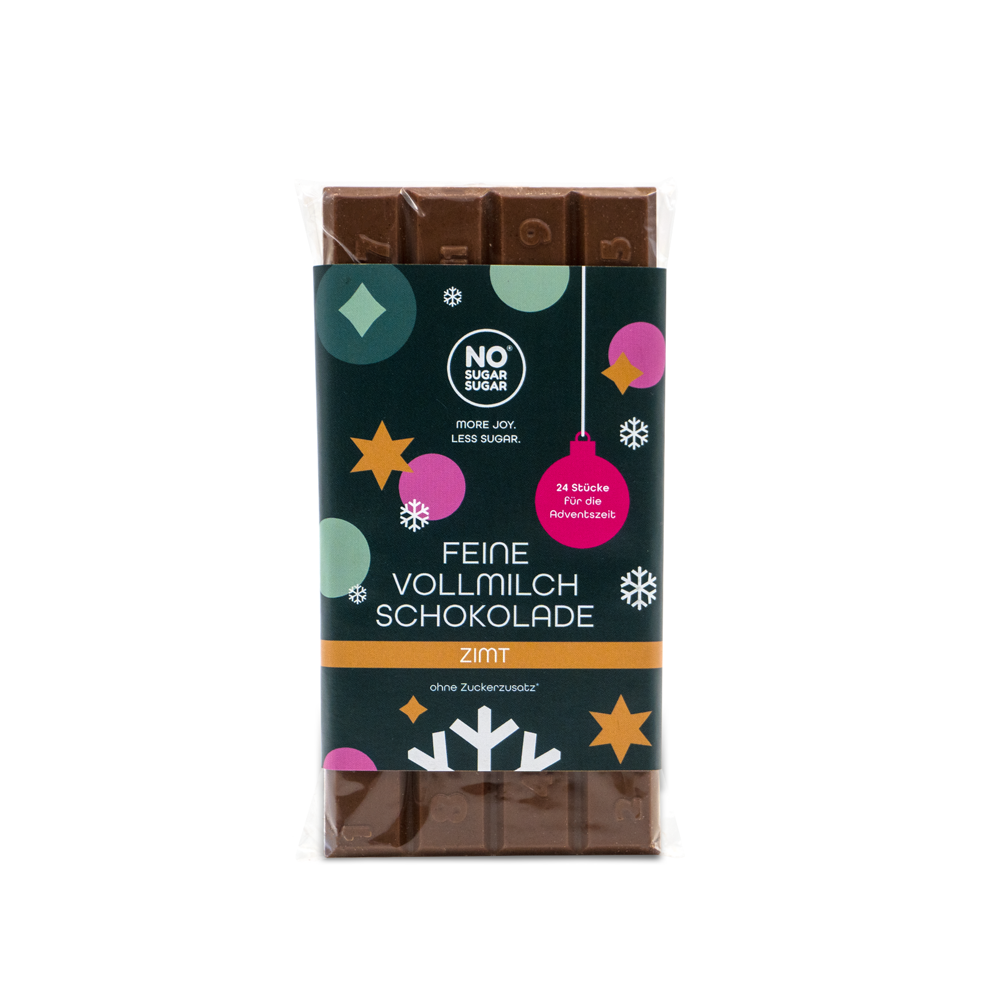NO SUGAR SUGAR Christmas Chocolate Cinnamon, 90g