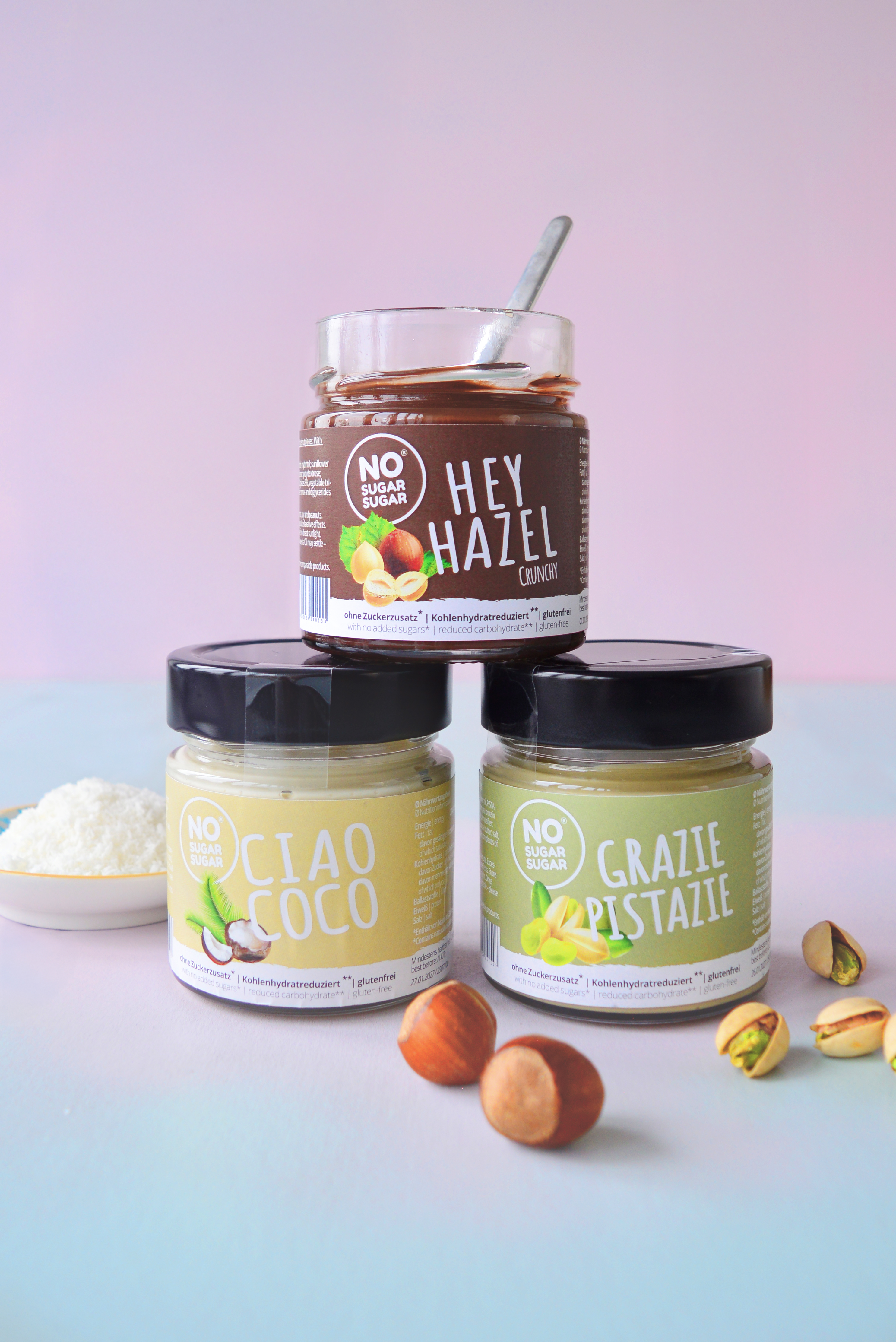 NO SUGAR SUGAR Spread tasting set  3x200g