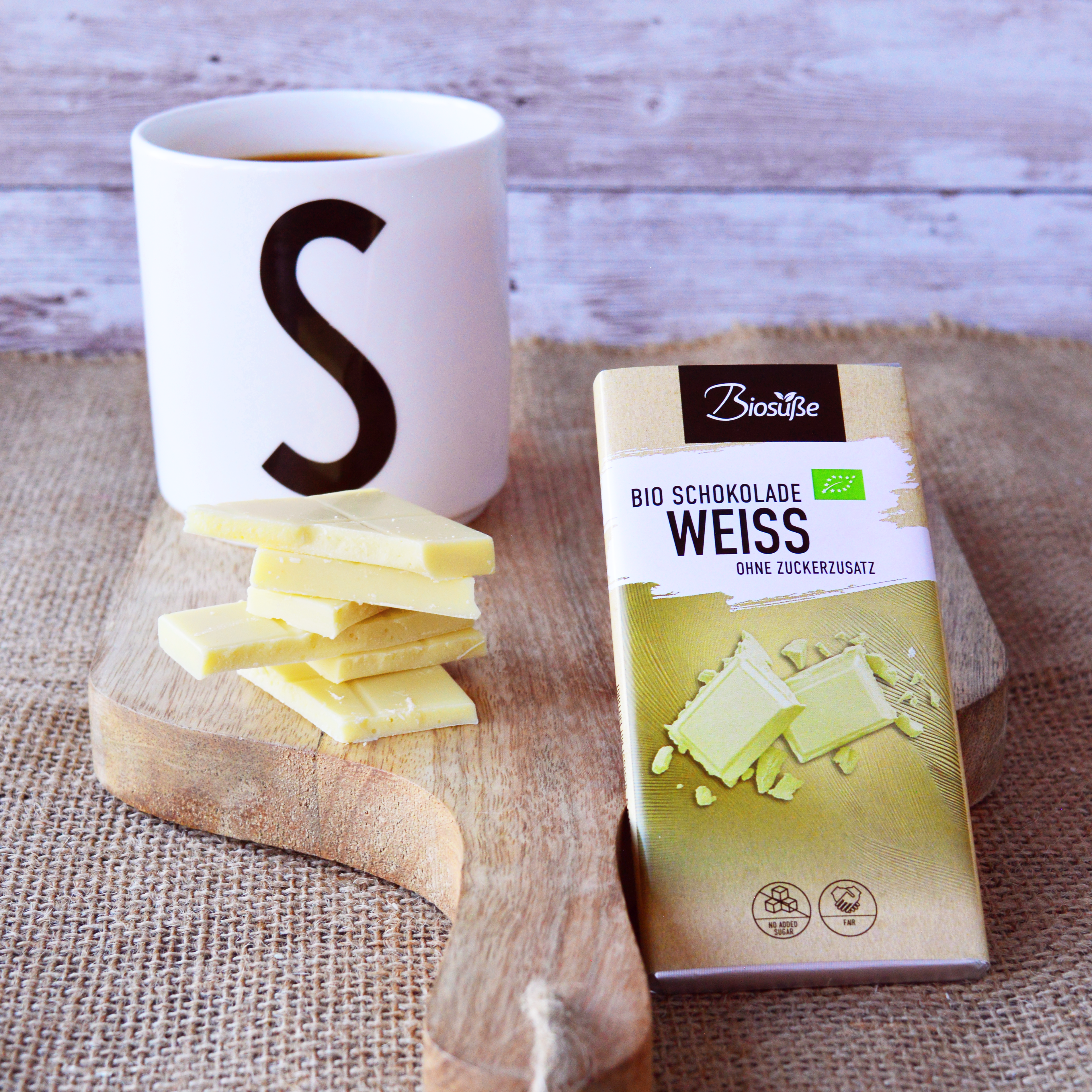 Biosüße Organic Chocolate White 40g