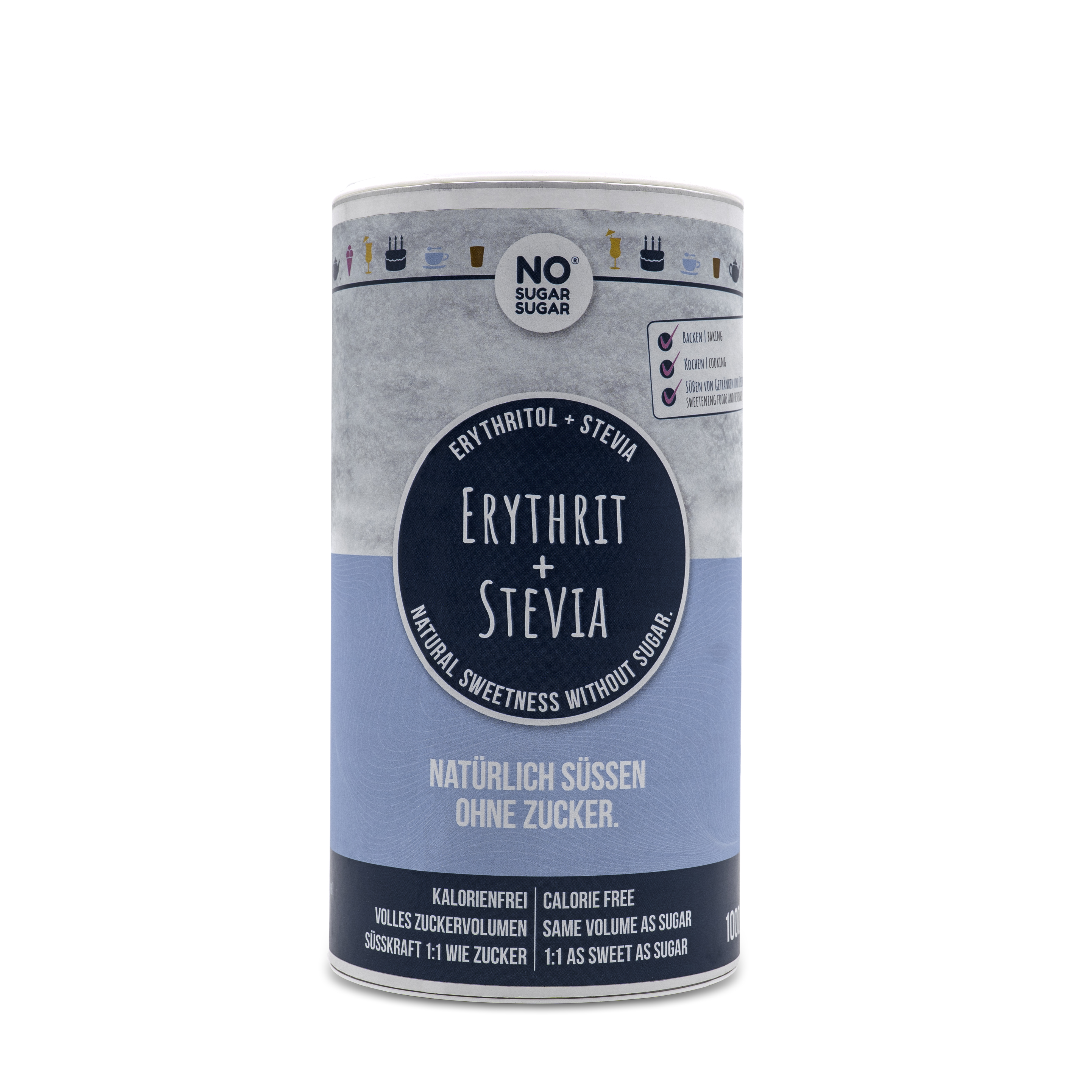 NO SUGAR SUGAR Erythritol+Stevia 1kg
